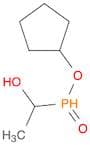 Phosphinic acid, (1-hydroxyethyl)-, cyclopentyl ester