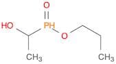 Phosphinic acid, (1-hydroxyethyl)-, propyl ester
