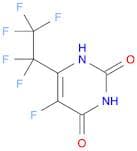 2,4(1H,3H)-Pyrimidinedione,5-fluoro-6-(1,1,2,2,2-pentafluoroethyl)-