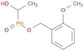 Phosphinic acid, (1-hydroxyethyl)-, (2-methoxyphenyl)methyl ester