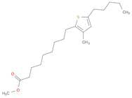 2-Thiophenenonanoic acid, 3-methyl-5-pentyl-, methyl ester