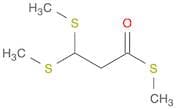 Propanethioic acid, 3,3-bis(methylthio)-, S-methyl ester