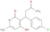 2H-Pyran-2-one, 3-[1-(4-chlorophenyl)-3-oxobutyl]-4-hydroxy-6-methyl-