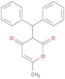 2H-Pyran-2,4(3H)-dione, 3-(diphenylmethyl)-6-methyl-