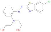 Ethanol, 2,2'-[[[(6-chloro-2-benzothiazolyl)azo]phenyl]imino]bis-