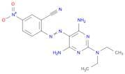 Benzonitrile, 2-[[4,6-diamino-2-(diethylamino)-5-pyrimidinyl]azo]-5-nitro-