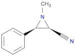 2-Aziridinecarbonitrile, 1-methyl-3-phenyl-, cis-