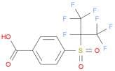 Benzoic acid, 4-[[1,2,2,2-tetrafluoro-1-(trifluoromethyl)ethyl]sulfonyl]-