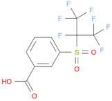 Benzoic acid, 3-[[1,2,2,2-tetrafluoro-1-(trifluoromethyl)ethyl]sulfonyl]-