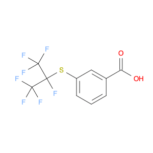 Benzoic acid, 3-[[1,2,2,2-tetrafluoro-1-(trifluoromethyl)ethyl]thio]-