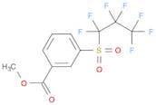 Benzoic acid, 3-[(heptafluoropropyl)sulfonyl]-, methyl ester