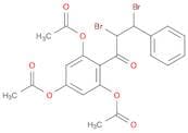 1-Propanone, 2,3-dibromo-3-phenyl-1-[2,4,6-tris(acetyloxy)phenyl]-