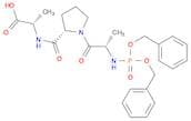 L-Alanine, N-[1-[N-[bis(phenylmethoxy)phosphinyl]-L-alanyl]-L-prolyl]-