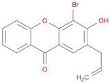 9H-Xanthen-9-one, 4-bromo-3-hydroxy-2-(2-propenyl)-
