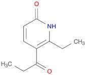 2(1H)-Pyridinone, 6-ethyl-5-(1-oxopropyl)-