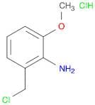 Benzenamine, 2-(chloromethyl)-6-methoxy-, hydrochloride
