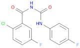 Benzamide, 2-chloro-5-fluoro-N-[[(4-fluorophenyl)amino]carbonyl]-