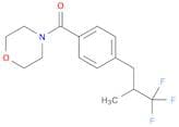 Morpholine, 4-[4-(3,3,3-trifluoro-2-methylpropyl)benzoyl]-