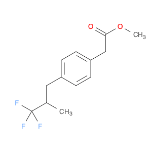 Benzeneacetic acid, 4-(3,3,3-trifluoro-2-methylpropyl)-, methyl ester