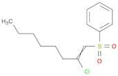 Benzene, [(2-chloro-1-octenyl)sulfonyl]-