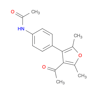 Acetamide, N-[4-(4-acetyl-2,5-dimethyl-3-furanyl)phenyl]-