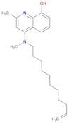 8-Quinolinol, 2-methyl-4-(methyl-10-undecenylamino)-
