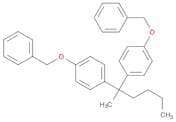 Benzene, 1,1'-(1-methylpentylidene)bis[4-(phenylmethoxy)-