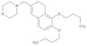 Morpholine, 4-[(5,6-dibutoxy-3,4-dihydro-2-naphthalenyl)methyl]-
