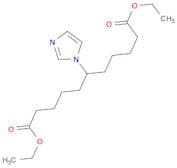 Undecanedioic acid, 6-(1H-imidazol-1-yl)-, diethyl ester
