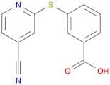 Benzoic acid,3-[(4-cyano-2-pyridinyl)thio]-