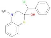 2H-1,4-Benzothiazin-2-ol, 2-(chlorophenylmethyl)-3,4-dihydro-4-methyl-