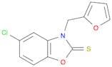 2(3H)-Benzoxazolethione, 5-chloro-3-(2-furanylmethyl)-