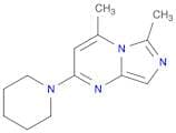 4,6-Dimethyl-2-(piperidin-1-yl)imidazo[1,5-a]pyrimidine