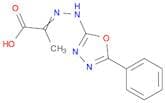 Propanoic acid, 2-[(5-phenyl-1,3,4-oxadiazol-2-yl)hydrazono]-
