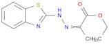 Propanoic acid, 2-(2-benzothiazolylhydrazono)-, ethyl ester