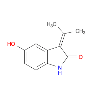 2H-Indol-2-one, 1,3-dihydro-5-hydroxy-3-(1-methylethylidene)-