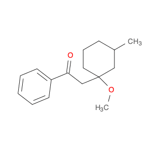 Ethanone, 2-(1-methoxy-3-methylcyclohexyl)-1-phenyl-