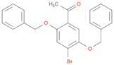Ethanone, 1-[4-bromo-2,5-bis(phenylmethoxy)phenyl]-