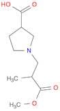 1-(3-Methoxy-2-methyl-3-oxopropyl)pyrrolidine-3-carboxylic acid