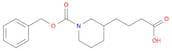 3-(3-carboxy-propyl)-piperidine-1-carboxylic acid benzyl ester