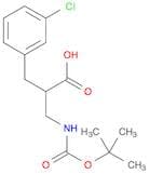 3-{[(tert-butoxy)carbonyl]amino}-2-[(3-chlorophenyl)methyl]propanoic acid
