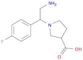 1-[2-AMINO-1-(4-FLUORO-PHENYL)-ETHYL]-PYRROLIDINE-3-CARBOXYLIC ACID