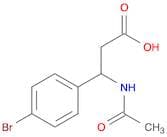 3-Acetamido-3-(4-bromophenyl)propanoic acid