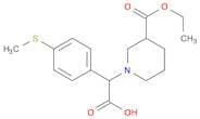 2-(3-(Ethoxycarbonyl)piperidin-1-yl)-2-(4-(methylthio)phenyl)acetic acid