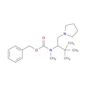 Benzyl (3,3-dimethyl-1-(pyrrolidin-1-yl)butan-2-yl)(methyl)carbamate