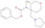 Carbamic acid,methyl[tetrahydro-4-(1-pyrrolidinylmethyl)-2H-pyran-4-yl]-, phenylmethyl ester(9CI)