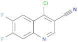 4-CHLORO-6,7-DIFLUORO-QUINOLINE-3-CARBONITRILE