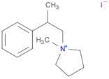 Pyrrolidinium, 1-methyl-1-(2-phenylpropyl)-, iodide