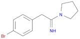 Pyrrolidine, 1-[2-(4-bromophenyl)-1-iminoethyl]-