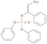 Phosphoric acid, diphenyl 1-phenyl-1-propenyl ester